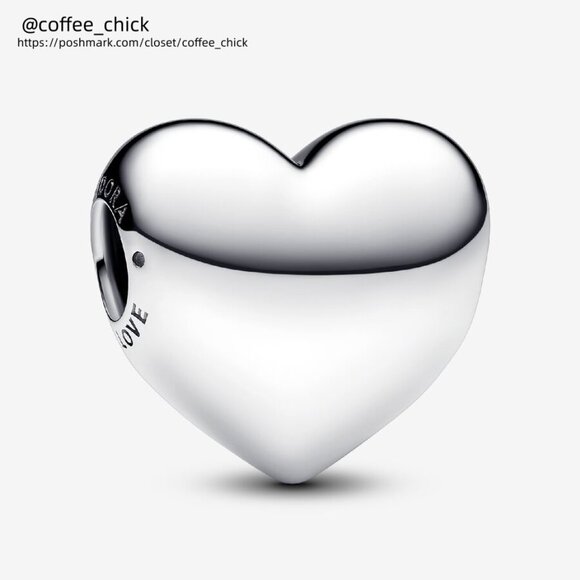 Pandora Be Love Engravable Large Heart Charm|Pendant - Picture 1 of 2